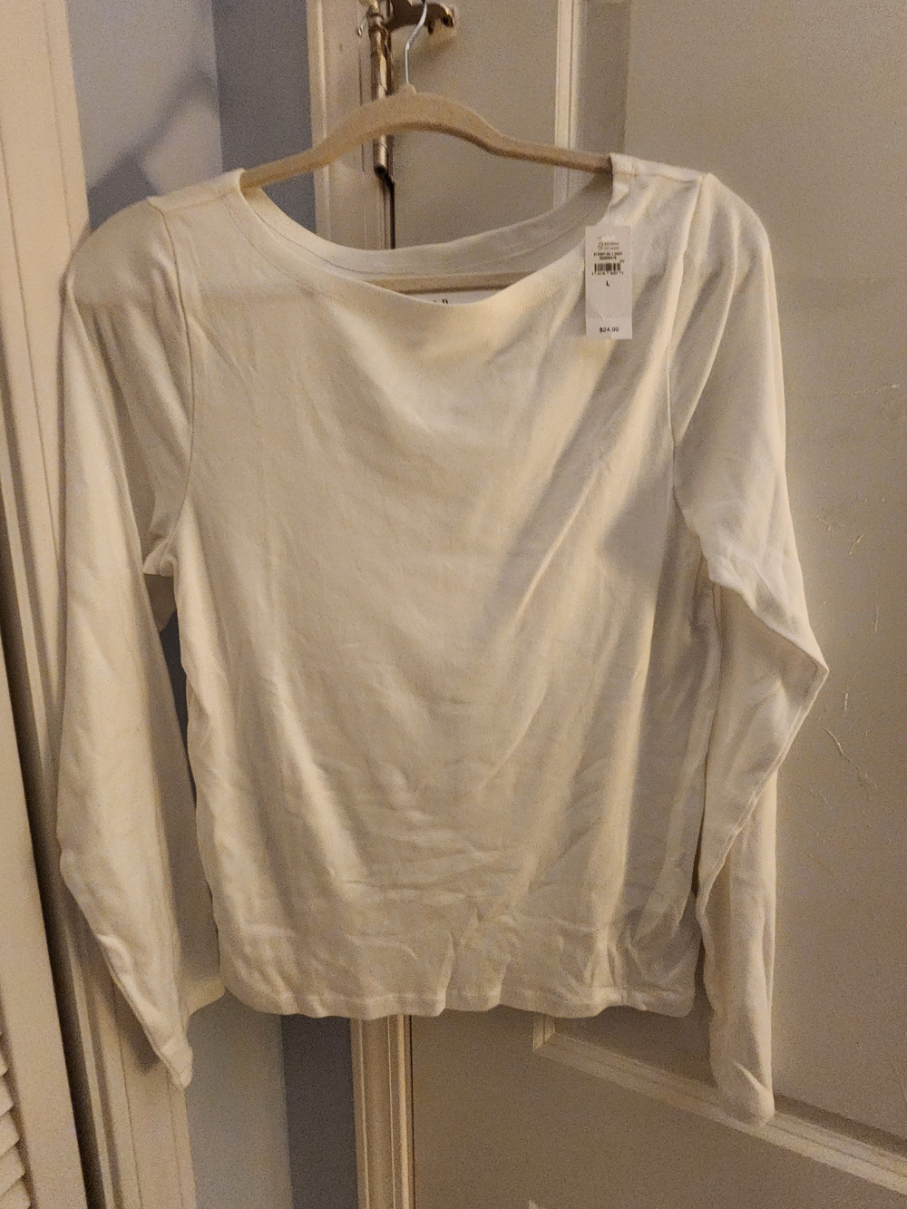 GAP Women's Long Sleeve Tee White